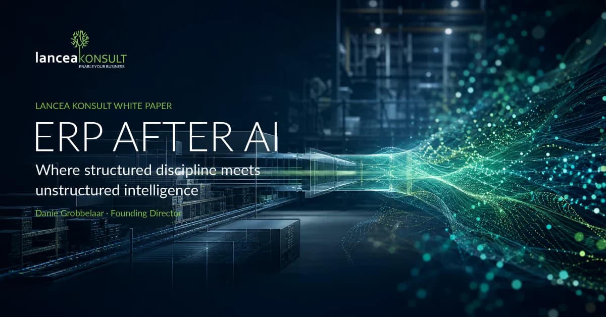 ERP after AI: where structured discipline meets unstructured intelligence