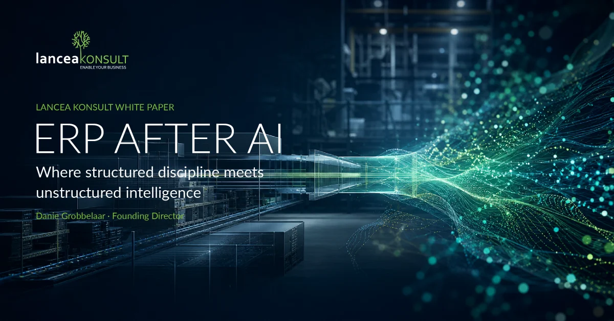 ERP after AI: where structured discipline meets unstructured intelligence