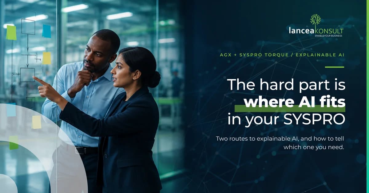 The hardest part of AI in your ERP is not the AI. It is knowing where it fits.